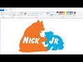 How To Draw A Variant Nick Jr Logo Using MS Paint How To Draw On Your Computer