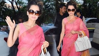 Kangana Ranaut Flies To Varanasi For The Poster Launch Of Her Next Film