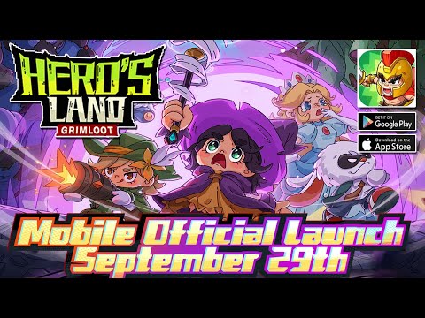 Hero's Land: GrimLoot Gameplay | Global Launch Android iOS - YouTube