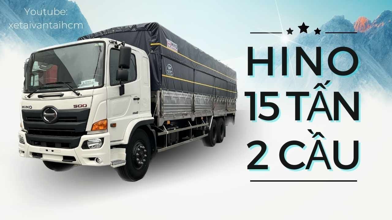 Báo Giá Xe Tải Hino 15 Tấn 2 Cầu Thật 2023 | Hino 2 Cầu Thật 15 Tấn Có Gì Đặc Biệt
