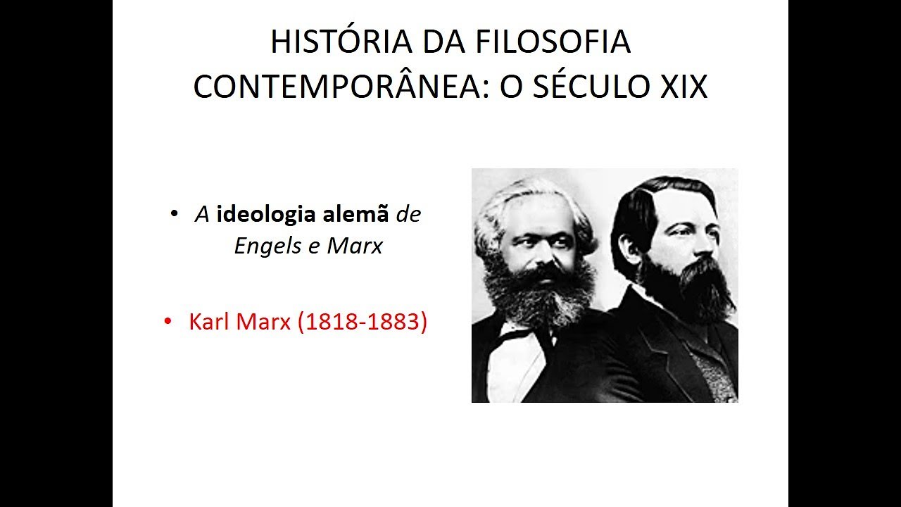 A ideologia alemã de Engels e Marx - primeira parte