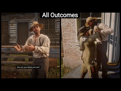 A Angry Man Tells Arthur To Leave Rhodes After Sean's Death (All Outcomes) - RDR2