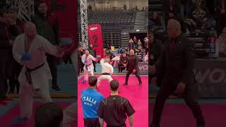 Finals WKU world championship  kumite 2nd place #karate #kumite #martialarts