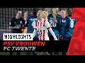 STRIJDEND onderuit tegen de koploper ?  | Highlights PSV Vrouwen - FC Twente