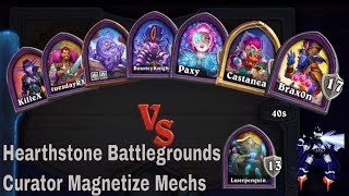 Hearthstone Battlegrounds Curator Magnetize Mechs