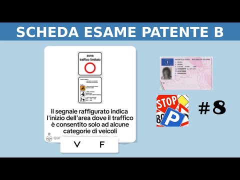 SCHEDA ESAME PATENTE B -2025- #8