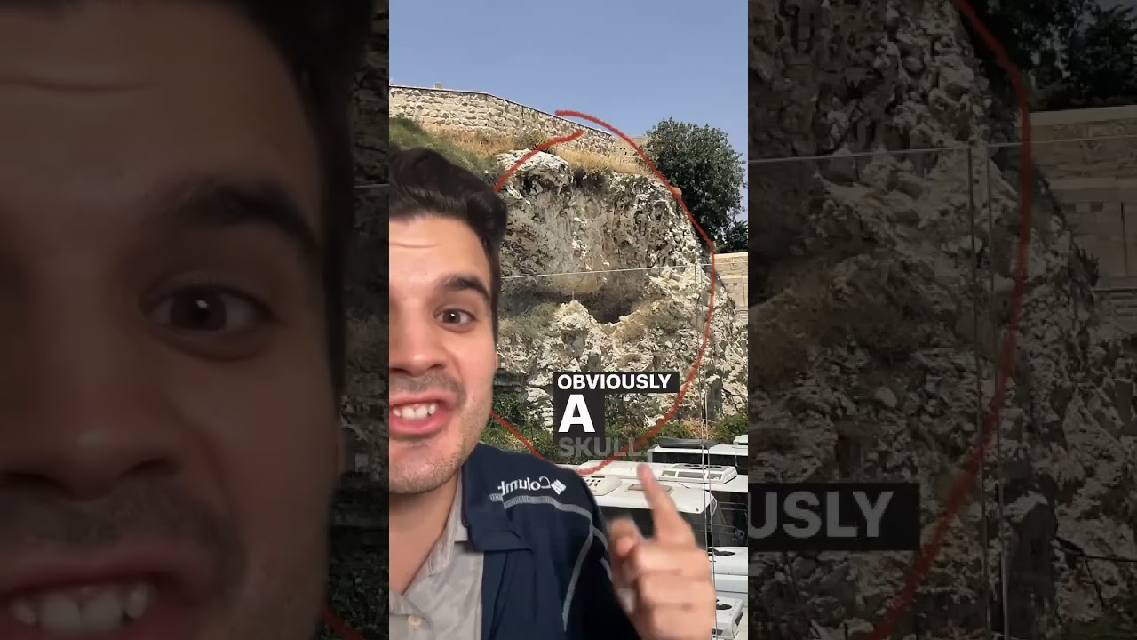 🤯They found where Jesus was crucified! #jesus #bible #christianity #golgotha #shorts #viral
