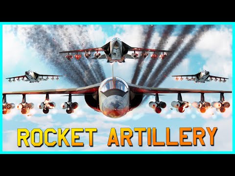 LAUNCHING 1824 ROCKETS AT ONCE - War Thunder F-111A