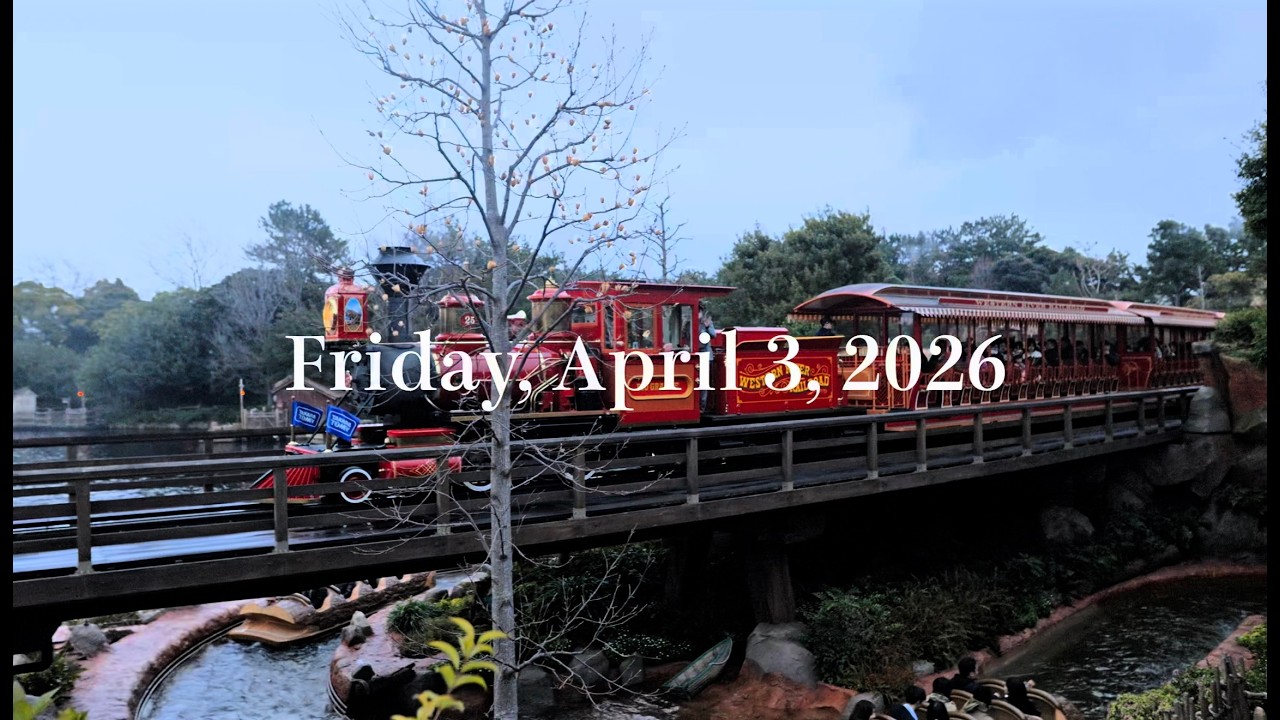 東京ディズニーリゾート　最高の4月03日を迎える為の動画 東京ディズニーランド