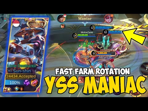 YSS FAST FARM ROTATION WITH MANIAC | AGGRESSIVE YSS GAMEPLAY - Dlynnn