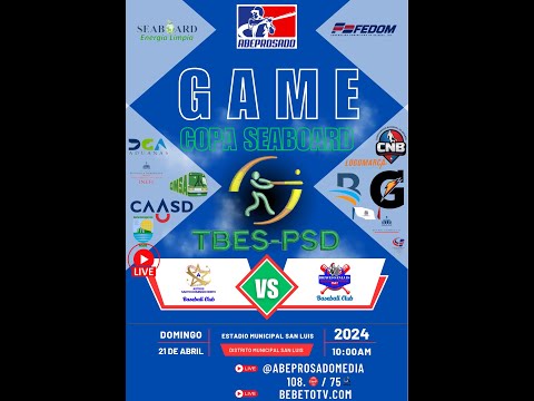 Astros Santo Domingo Norte  VS Braves De San Luis TBES-PSD