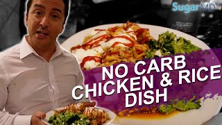 Perfectly Delicious No Carb Chicken & Rice Diabetic Recipe.