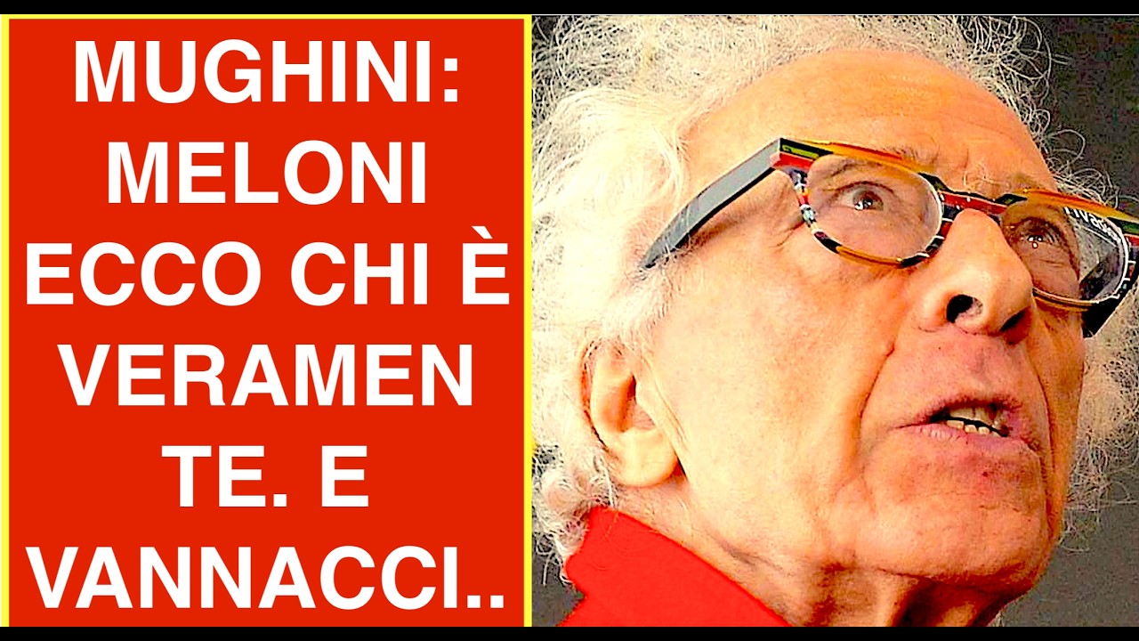 MUGHINI: MELONI ECCO CHI È VERAMENTE. MENTRE VANNACCI È..