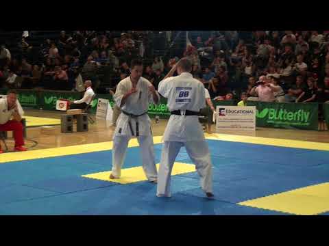 British Karate Kyokushinkai Zsolt Zsiga v Luke Baldwin