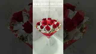 How to Send Valentine Day Roses | Online Rose Delivery | Valentine day cake | Basil Florist