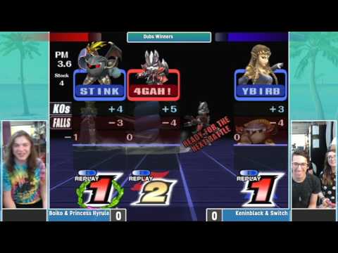 PM Summer Arcadian:  - Dubs Winners: Boiko & Princess Hyrule vs. Keninblack & Switch