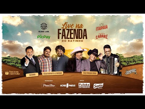 LIVE | Na Fazenda do Ratinho com Cesar Menotti e Fabiano + Trio Parada Dura