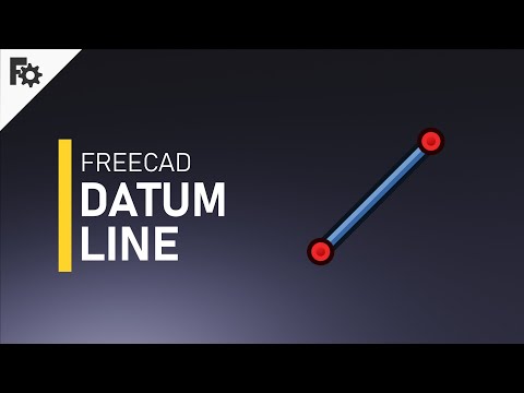 3D modeling FreeCAD 0.19.1 - Datum lines