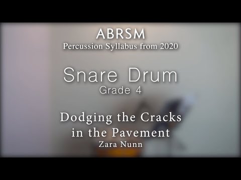 ABRSM G4 Snare Drum - Dodging the Cracks in the Pavement