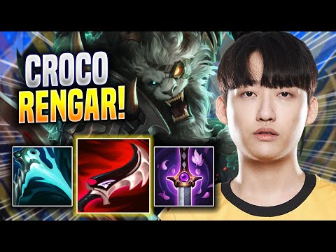 CROCO DESTROYING WITH RENGAR! - LSB Croco Plays Rengar JUNGLE vs Bel'veth! | Season 2022