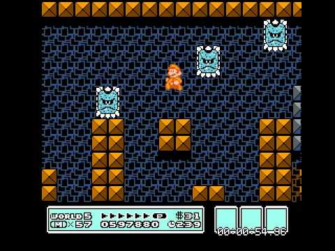 SMB:CC, World 5 Fortress #2 (A Romp with the Thwomps)