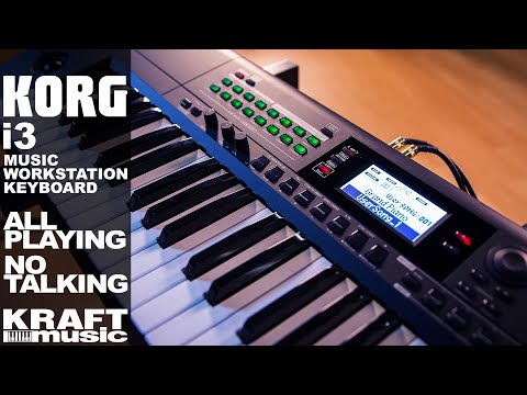 Korg i3 Music Workstation - All Playing, No Talking