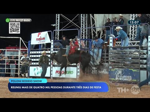 Poloni Rodeio Show movimenta e anima a cidade em 3 dias de festa