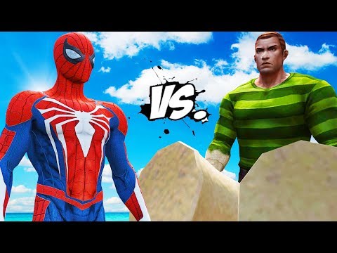 SPIDERMAN vs SANDMAN - Epic Battle Video