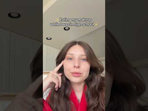 Rating makeup I did in high school ￼