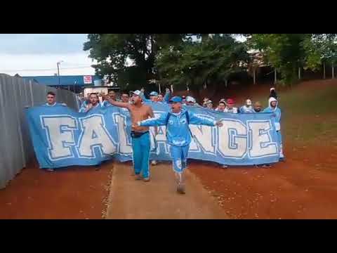 Torcida Falange Azul chegando no Germano Krüger - Operário x Londrina - Campeonato Paranaense 2022