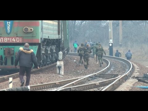 Потасовка возле поста блокады: драка и выстрелы