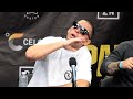 Nate Diaz gets asked about Drake curse, almost immediately gets HIT with projector screen!