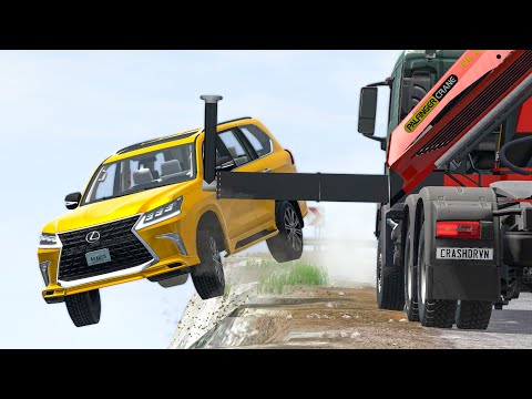 Cliff Drops Car Crashes #22 - BeamNG Drive | CRASHdriven
