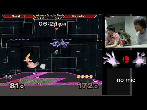 MasterHand 45 SSBM -Winners Quarter Finals- Sasakure(Falco) vs. Kounotori(Sheik)