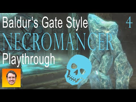 Tolfdir's HUGE FROST ATRONACH ftw! Skyrim modded madness.