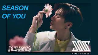 Season of You (ทุกฤดู) - Mew Suppasit 🎶1ชั่วโมง🎶 | 1 Hour Music | SingToMe