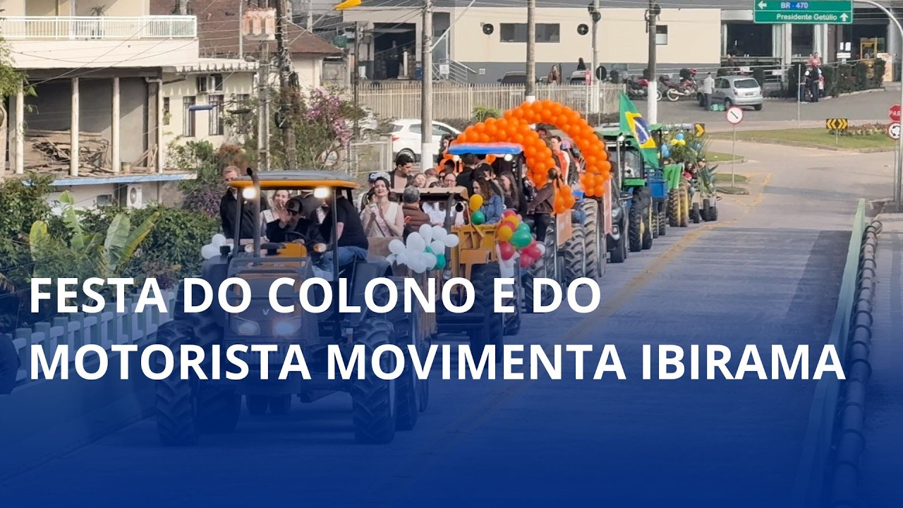 Festa do Colono e do Motorista movimenta Ibirama 🚜