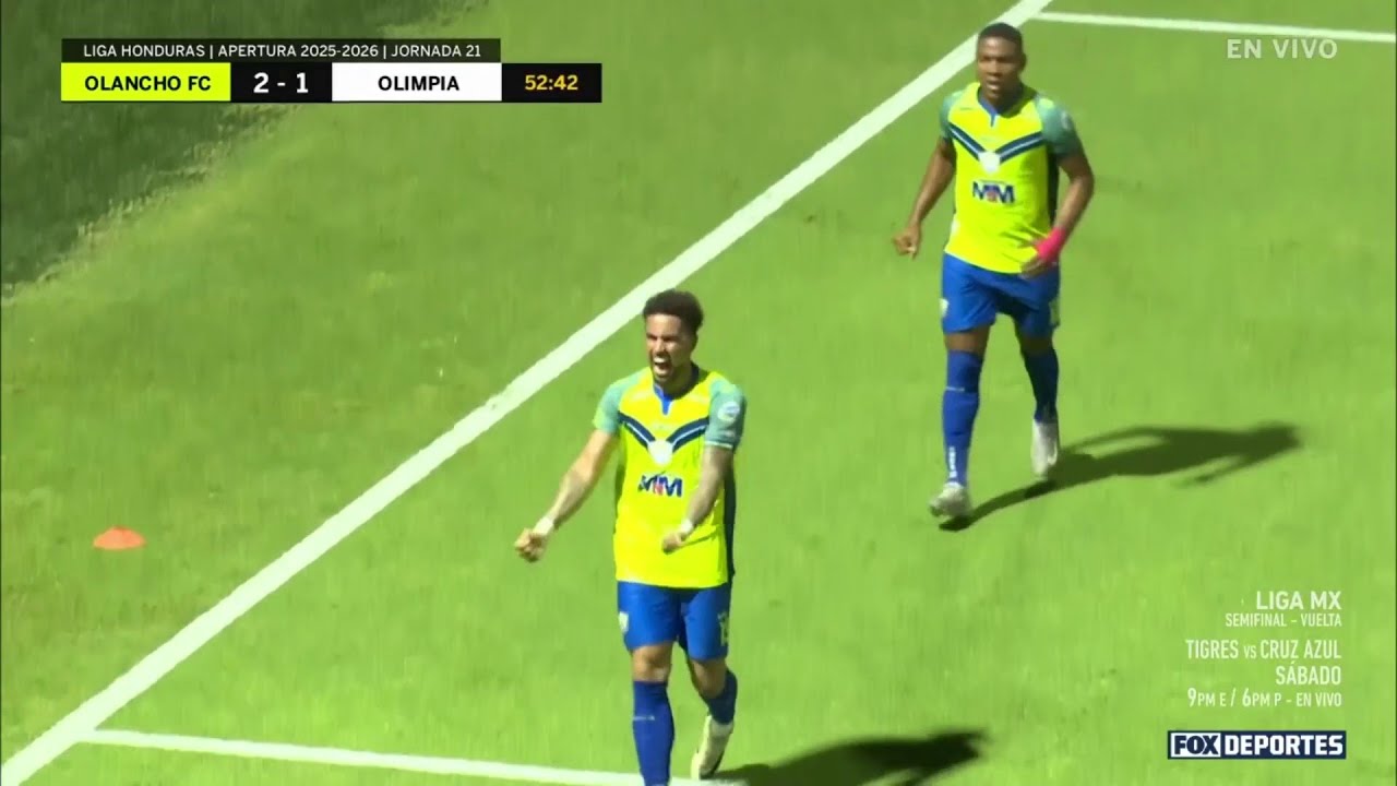 🚨 GOL Rodrigo de Olivera | Olancho FC 2-1 Olimpia | Apertura 2025 | Liga de Honduras