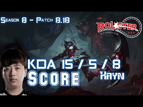 KT Score KAYN vs RUMBLE Jungle - Patch 8.18 KR Ranked