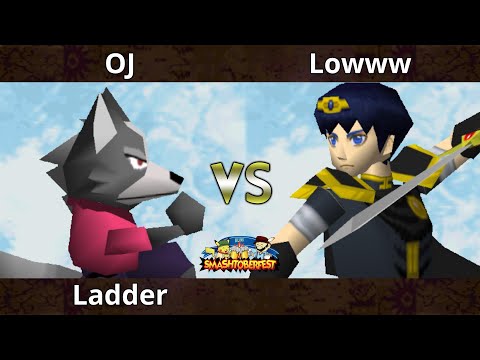 Smashtoberfest 2022 - OJ (Wolf) Vs. Lowww (Marth) SSB64 Smash Remix Tournament