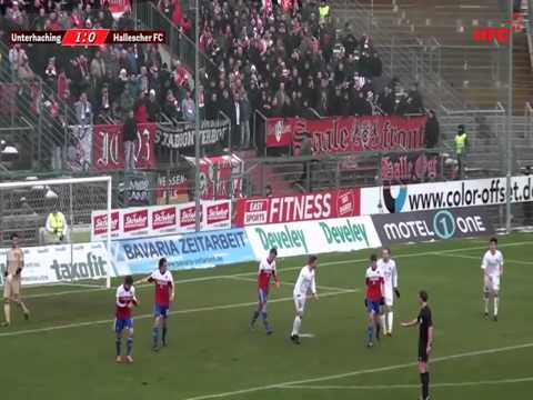 24.ST Spielbericht SpVgg Unterhaching-Hallescher FC