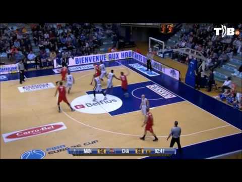 Michael Fusek (Spirou Charleroi) - Slam dunks @ Mons
