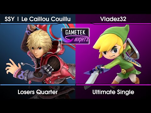 Gametek Night 2023.13 - Le Caillou Couillu (Shulk) Vs. Vladez32 (Toon Link) SSBU Ultimate Tournament