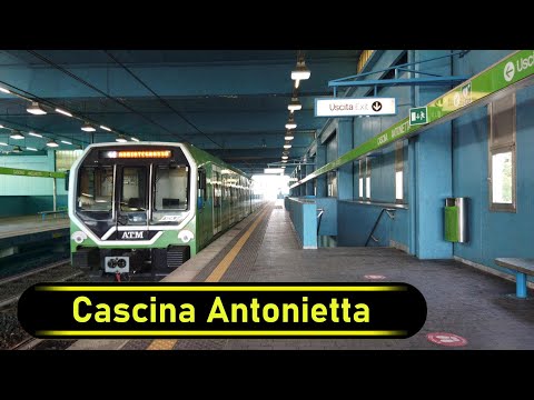 Metro Station Cascina Antonietta - Milan 🇮🇹 - Walkthrough 🚶
