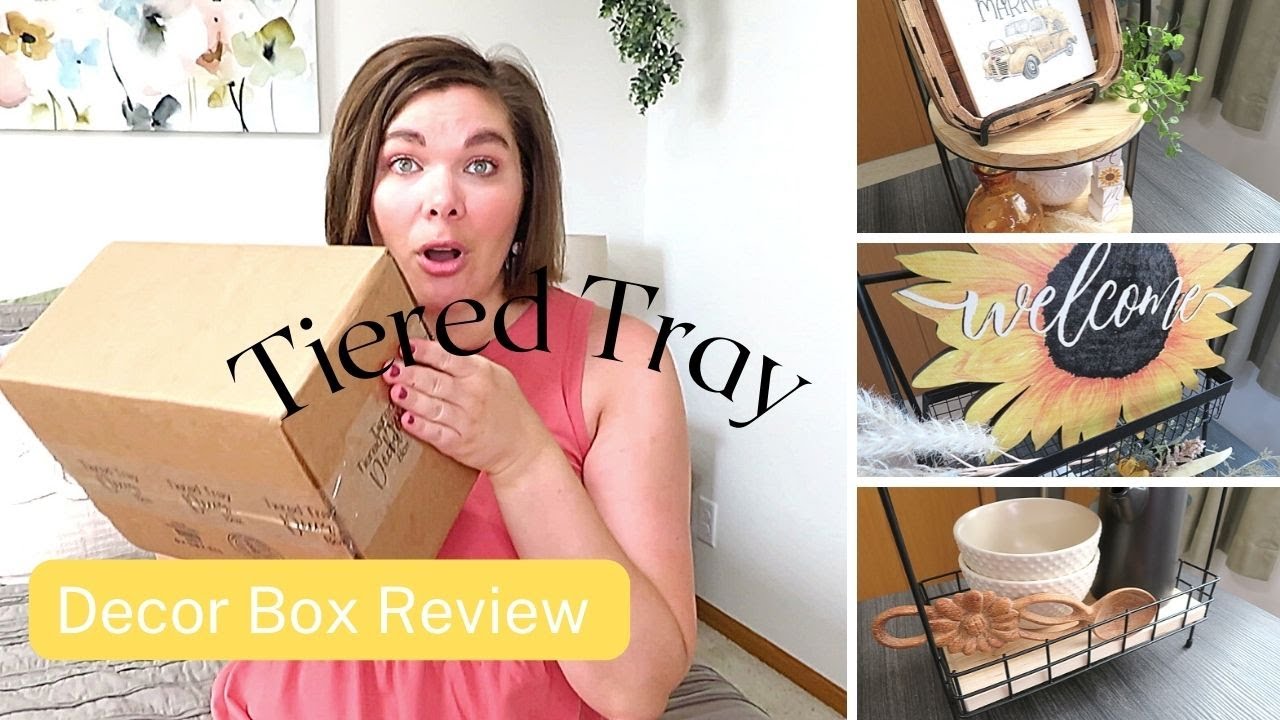 Tiered Tray Decor Box Review || *Sneak Peek* || August 2022