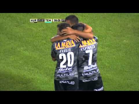 Gol de Ábila. Huracán 2 - Temperley 2. Fecha 8. Primera División 2016