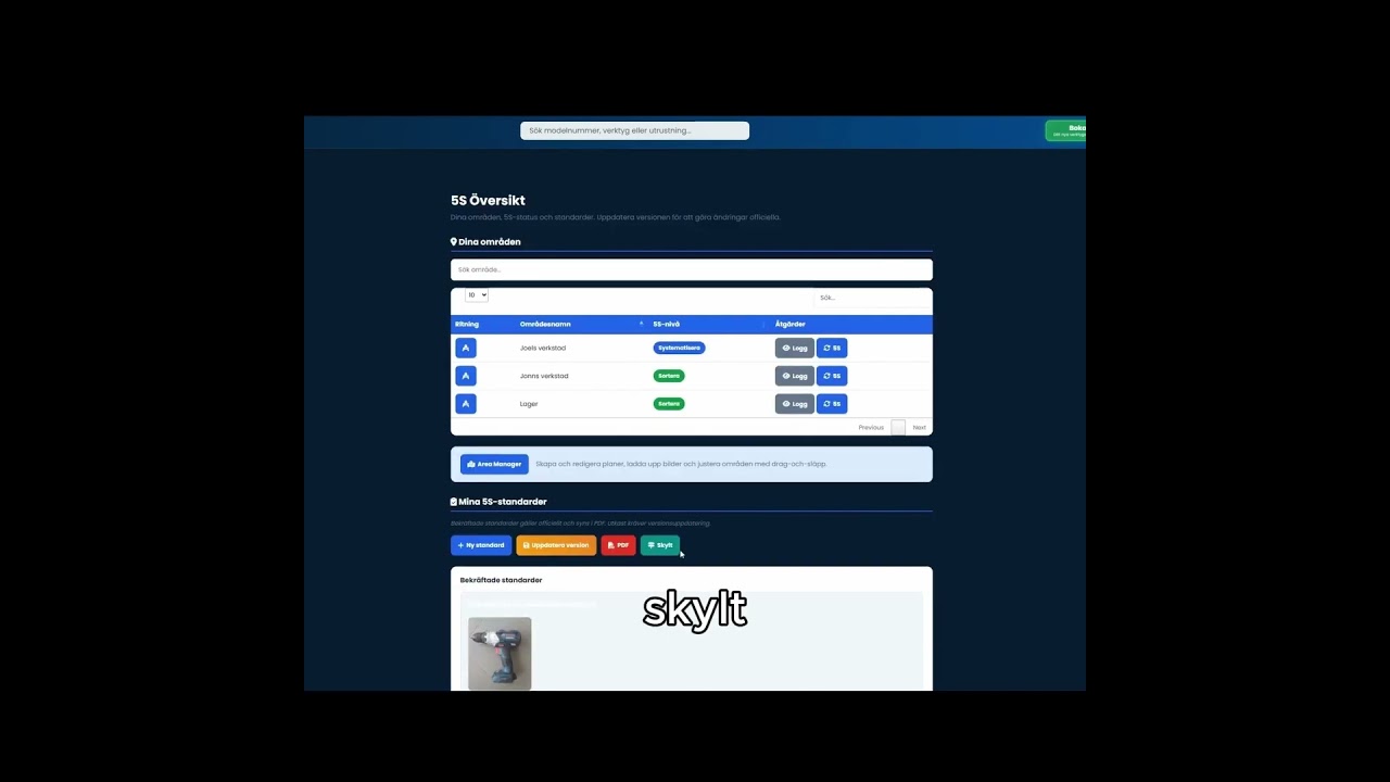 5S-metoden: Enkel guide + digital 5S-utbildning för verkstäder