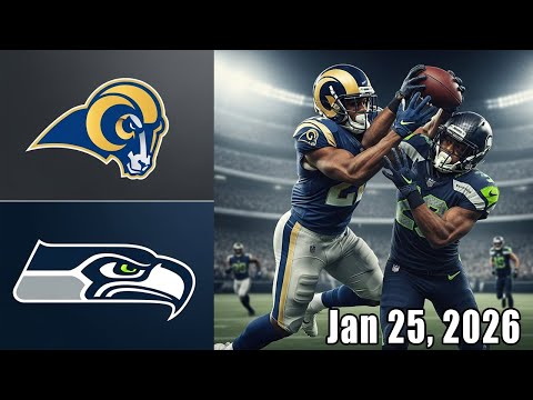 Rams vs. Seahawks 4th QTR Highlights | NFL CONFERENCE CHAMPIONSHIPS Jan 25, 2026