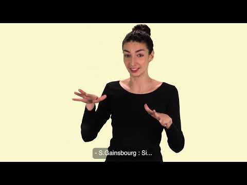 Exposition Serge Gainsbourg en LSF : Interview de Serge Gainsbourg par Michel Polac