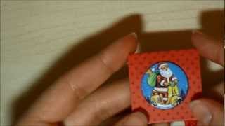 Christmas Gift Tag Using Buttons